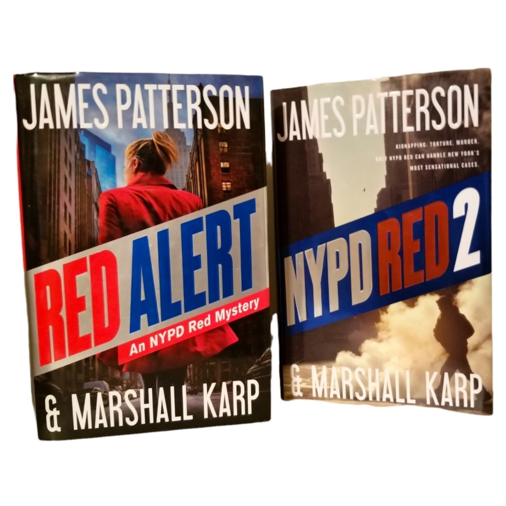 2 James Patterson Hardbound Books